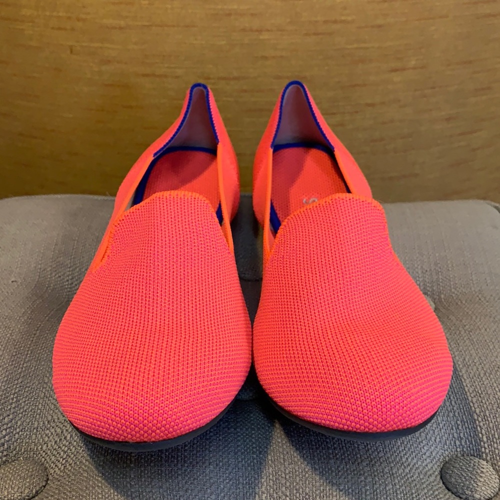Rothy’s coral loafers shoes